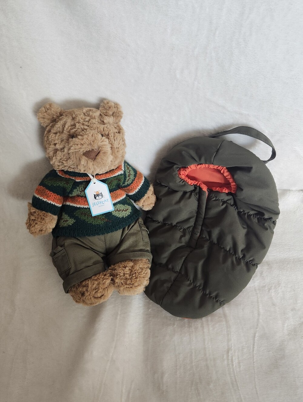 Jellycat Bartholomew Bear Hiking 🏞